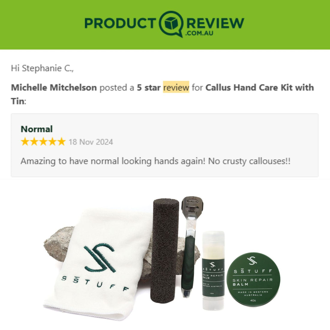 Callus Hand Care Kit with Tube