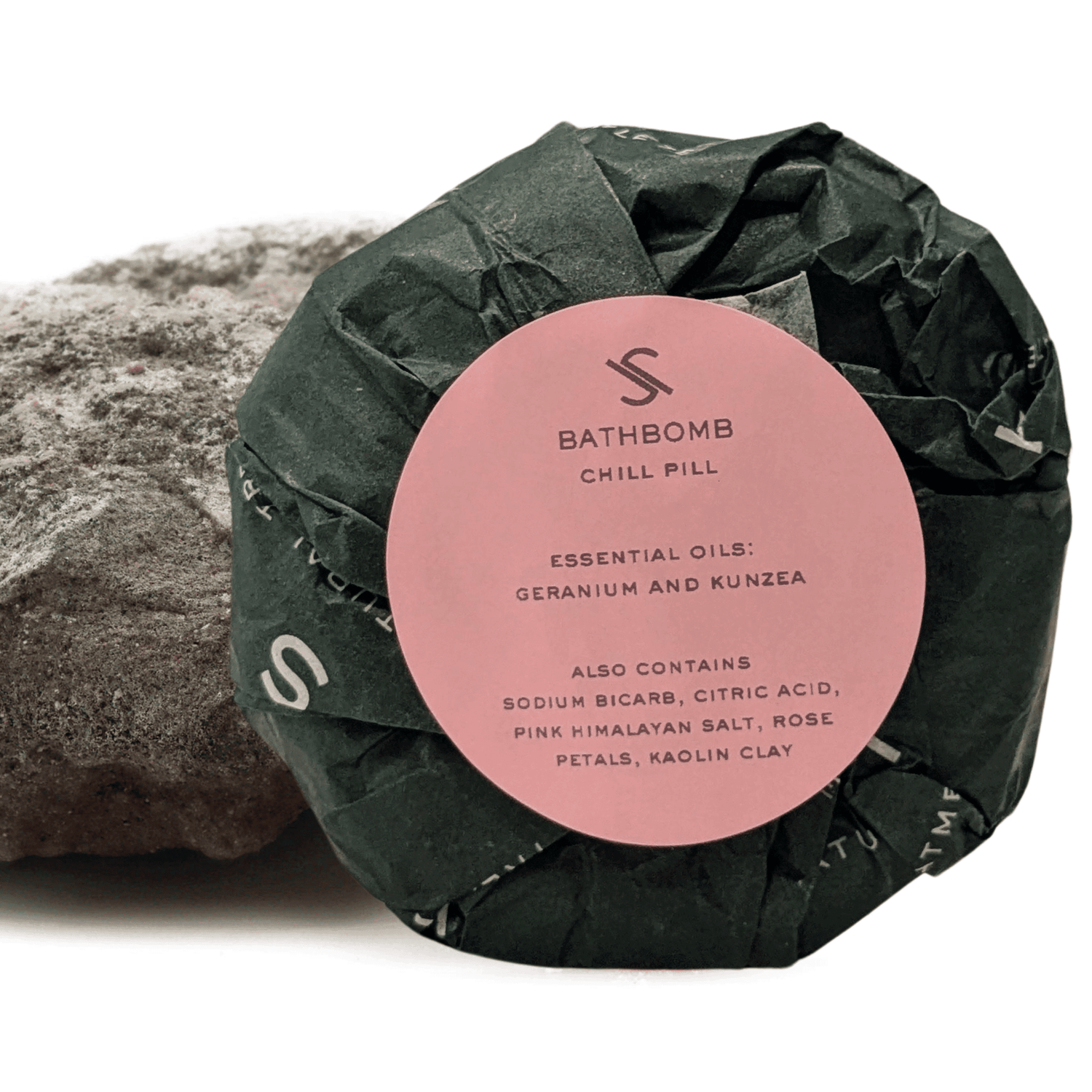 Pink Himalayan Salt Bath Bomb for Muscle Relaxation